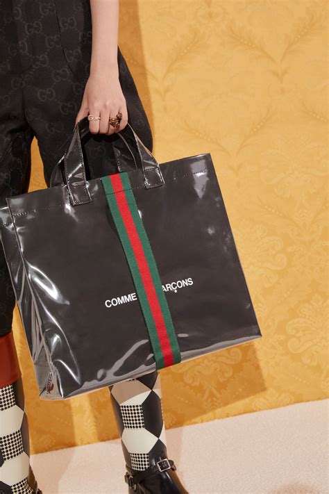 COMME des GARÇONS & Gucci's Collaborative Tote Bag 